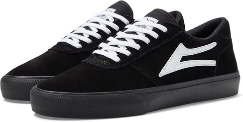 Lakai Men's Manchester Skate Shoes, Black Suede, 5 in Saudi Arabia