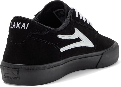 Lakai Men's Manchester Skate Shoes, Black Suede, 5 in Saudi Arabia