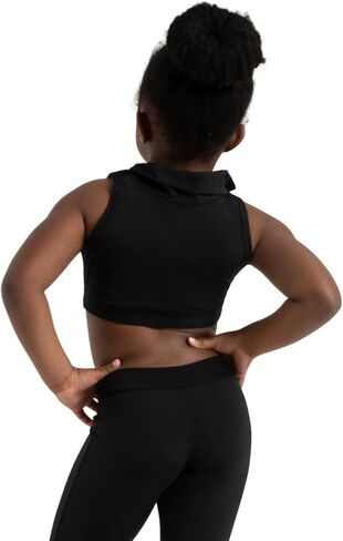 Capezio Team Basics Mock Neck Top-Girls in Saudi Arabia