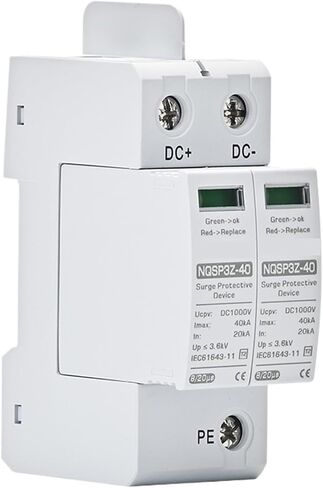 DC SPD Surge Protector 250V 500V 1000V Voltage 2P Protection 20KA 40KA High Current (2p DC250V) in Saudi Arabia