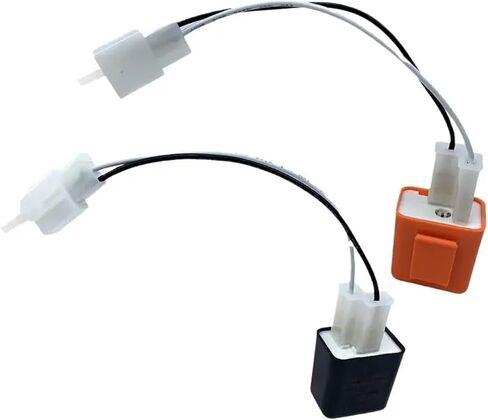 كابل محول ترحيل الدراجات النارية 2 دبوس 12V LED ترحيل الترحيل القابل للتعديل من إشارات الدوران مؤشر وميض مؤشرات الفلاش (برتقالي) in Saudi Arabia