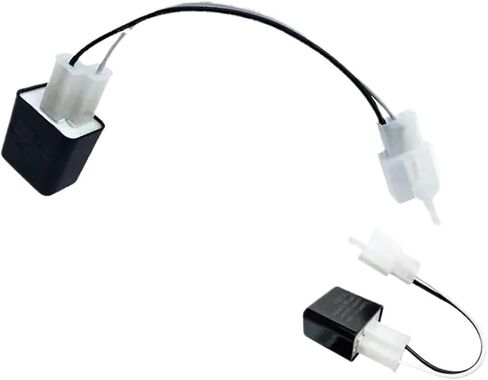 كابل محول ترحيل الدراجات النارية 2 دبوس 12V LED ترحيل الترحيل القابل للتعديل من إشارات الدوران مؤشر وميض مؤشرات الفلاش (برتقالي) in Saudi Arabia