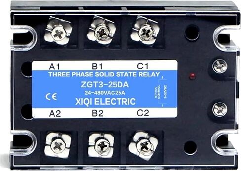 3 Phase DC Control AC Relay SSR-10A 25A 40A 60A 80A 100A Three Phase SSR 3-32VDC to 24-480VAC Solid State Relay Module(60DA) in Saudi Arabia