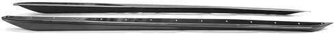 Ikon Motorsports ، التنانير الجانبية متوافقة مع 2019-2025 BMW G20 3 Series M-Sport Pumper ، M-Performance Rocker Skirt Skirt Extension Spoiler 2PC Set ABS Black in Kuwait