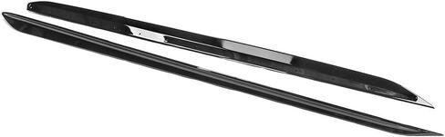 Ikon Motorsports ، التنانير الجانبية متوافقة مع 2019-2025 BMW G20 3 Series M-Sport Pumper ، M-Performance Rocker Skirt Skirt Extension Spoiler 2PC Set ABS Black in Kuwait