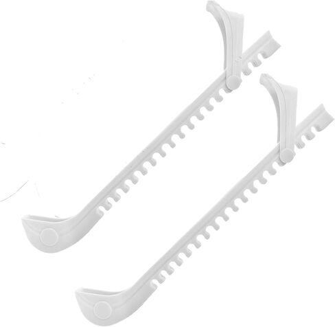 2 Pcs Walking Hockey Skate Guards Ice Skate Blade Covers Hockey Skates Blade Guards Ice Skate Guards Ice Skating Protector Hockey Equipment with Adjustable Buckle for Kids Adults Figure Skates in Saudi Arabia