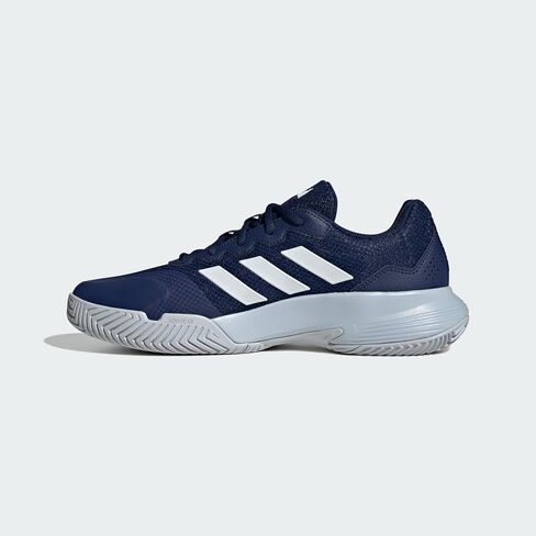 adidas Men's GameCourt 2 Sneaker, Dark Blue/White/Halo Blue, 10.5 in Saudi Arabia