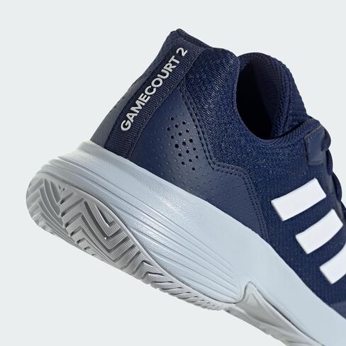 adidas Men's GameCourt 2 Sneaker, Dark Blue/White/Halo Blue, 10.5 in Saudi Arabia