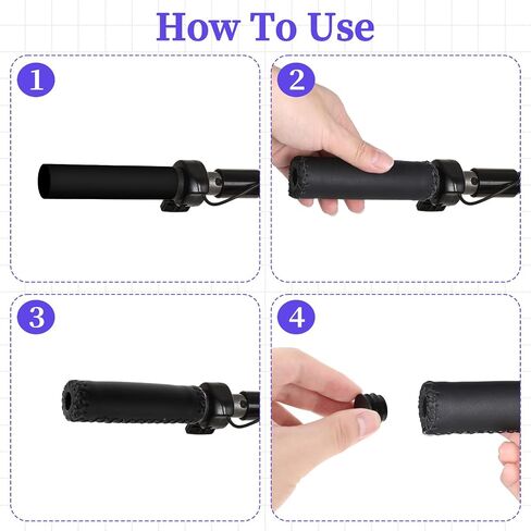 Bike Bicycle Comfort Handlebar Grips Brown Beach Cruiser Bike Bicycle Soft Synthetic Leather Handlebar Cover Grips Bar Vinyl Leather Grips Fits Most 22.2mm (7/8") Bicycle Handlebar in Saudi Arabia