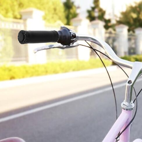 Bike Bicycle Comfort Handlebar Grips Brown Beach Cruiser Bike Bicycle Soft Synthetic Leather Handlebar Cover Grips Bar Vinyl Leather Grips Fits Most 22.2mm (7/8") Bicycle Handlebar in Saudi Arabia