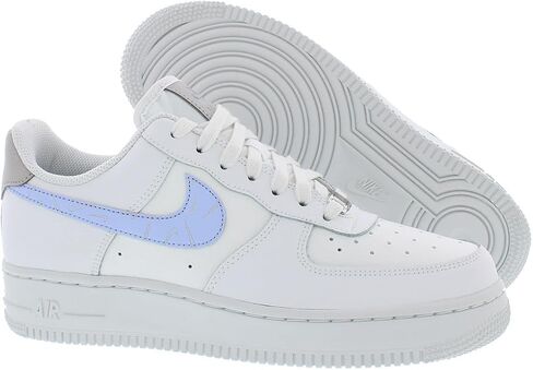 Nike Air Force 1 رجالي Low Retro White Silver Sz11 White Metallic Silver in Kuwait