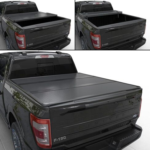 Hard Tri-Fold Truck Bed Tonneau Cover Compatible with 2015-2025 Ford F150 5.5 FT Bed (66") in Kuwait