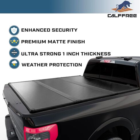Hard Tri-Fold Truck Bed Tonneau Cover Compatible with 2015-2025 Ford F150 5.5 FT Bed (66") in Kuwait