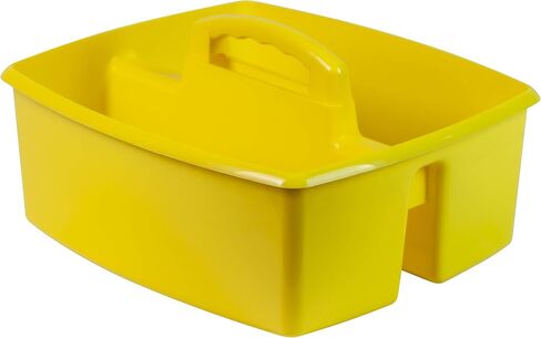 Storex 2-Compartment Large Craft Caddy – Multipurpose Classroom Organizer with Handle, Black, 1-Pack (00973C06C) in Kuwait