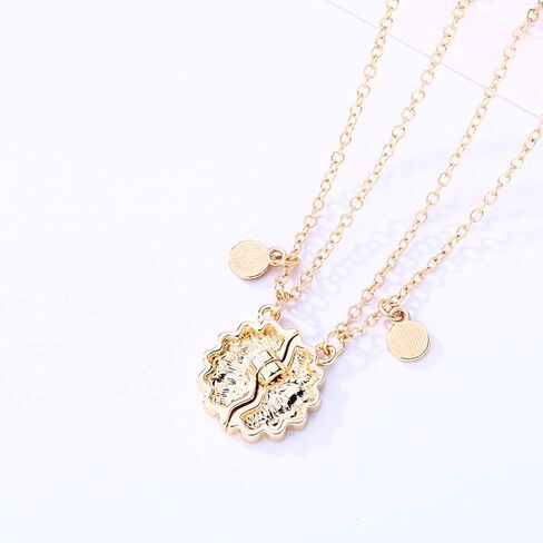 MJartoria BFF Necklace for 2-Daisy Best Friend Necklace Friendship Necklace Best Friends Forever Necklaces Valentines Day Gifts in Saudi Arabia