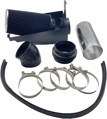 Air Intake Kit with Filter Fits for Ford Excursion F250 F350 Super Duty 1999-2003 7.3L V8 (Black&Red) in Saudi Arabia