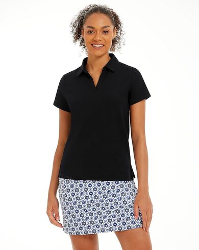 Stelle Women’s v-neck polo | قميص الجولف المجفف السريع مع حماية الأشعة فوق البنفسجية in Saudi Arabia