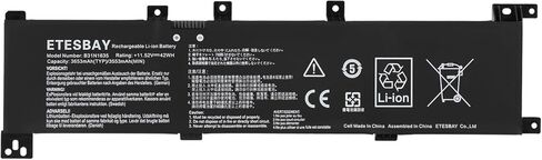 B31N1635 Battery Replacement for ASUS VivoBook Pro 17 A705U A705UA X705U X705UA X705UB X705UF X705UV X705UN X705UQ X705N X705NA X705NC X705M X705MA X705MB F705M F705MA F705NA Pro N705U N705UD in Kuwait