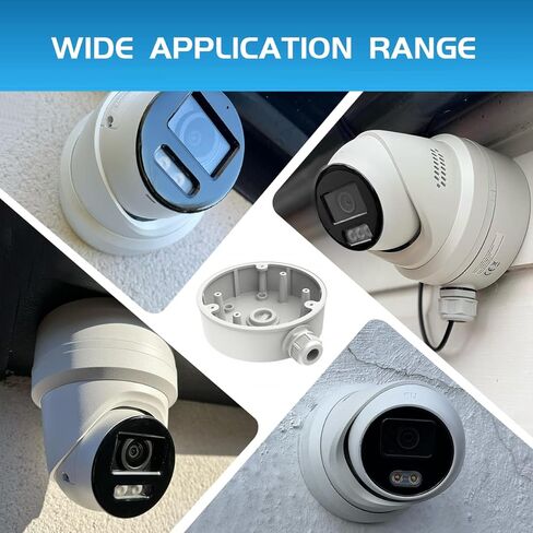 صندوق توصيل DS-1280ZJ-DM46 HIK متوافق مع كاميرا IP ذات القبة الثابتة HIK DS-2CD1143G2-LIU، DS-2CD2143G2-IU، DS-2CD2183G2-IU، DS-2CD2186G2-I، DS-2CD2543G2-IS، DS-2CD2583G2-IS in Kuwait