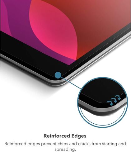 ZAGG InvisibleShield Glass Elite Screen Protector for Apple iPad 10.9-inch (Gen 10-2022) - 5X Shatter Protection, Anti-Fingerprint Technology, Easy to Install, Clear in Kuwait