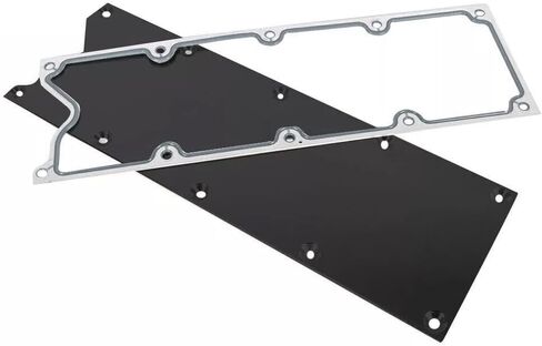 551629 LS Gen 3 Valley Pan Cover Plate Endxedo Low Profile Custom Knock Sensor w/Bolts for LSX LS1 LM7 LR4 LQ4 LS6 L59 LQ9 LM4 L33 (Black) in Saudi Arabia