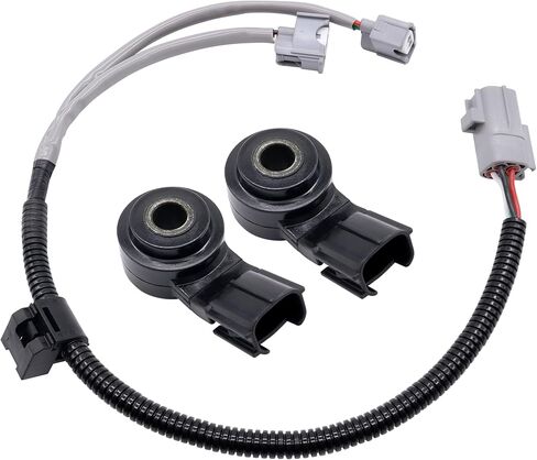 Hisport Knock Sensor and Harness Kit - متوافق مع Toyota Corolla FJ Cruiser Highlander Matrix Sequoia Sienna Avalon Camry Land Rav4 Tacoma Venza Yaris 4runner Tundra Solara - استبدل 89615 -B6010 in Kuwait