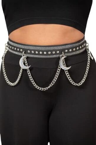 Killstar Luna's Levitation Belt Goth Coays Moon Moon Witchy Punk - L -XXL in Kuwait