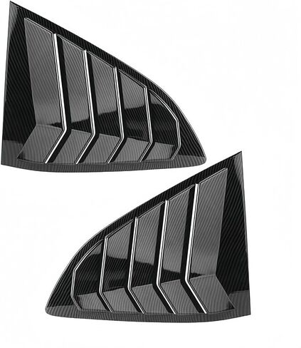 Rear Side Window Louvers Air Vent Scoop Cover Blinds for Honda CRV 2017-2022 (Glossy Black) in Saudi Arabia
