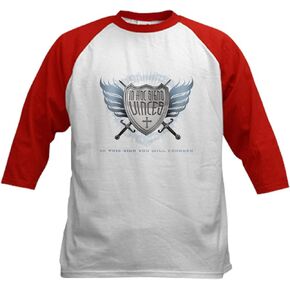 Cafepress Inhocsign Kids Baseball Jersey Kids Cotton Baseball Jersey ، 3/4 Raglan Sleeve Shirt in Kuwait