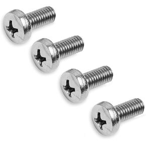 براغي لوحة ترخيص من الفولاذ المقاوم للصدأ متوافقة مع موديلات هوندا ولكزس وتويوتا، درجة 18-8/304 من الفولاذ المقاوم للصدأ - 4 قطع in Kuwait