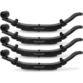 LIBRA Trailer Leaf Spring-Heavy Duty 5 Leaf Slipper 6,000lbs Capacity for 12,000 Lbs Axle - Set 4 in Kuwait