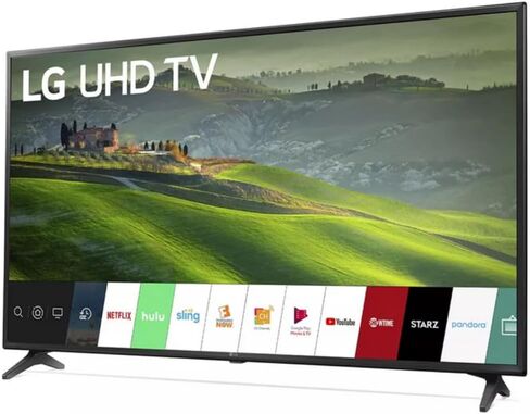 تلفزيون LG الذكي 55 بوصة فئة 4K فائق الدقة LED HDR10 بلوتوث WebOS α5 Gen5 معالج AI لعبة محسن متوافق مع Alexa وGoogle Assistant 55UQ7070Z (متجدد) in Saudi Arabia