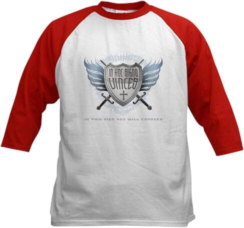 Cafepress Inhocsign Kids Baseball Jersey Kids Cotton Baseball Jersey ، 3/4 Raglan Sleeve Shirt in Kuwait
