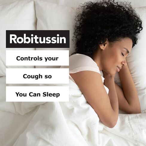 Robitussin Maximum Strength Nighttime Cough DM Max, Adult Formula, Berry Flavor - 8 Fl Oz Bottle in Kuwait
