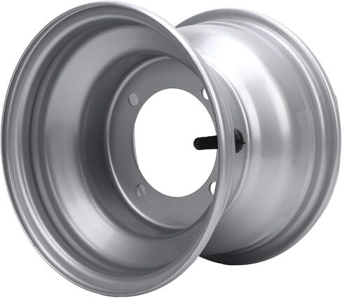 18X9.50-8 ATV Wheel Rim, Aluminum Alloy 8 Inch Wheel Hub, Wheel Rim Hub for most four wheel ATV, go karts, carts, Silver (Four Hole (Hole Spacing: 110mm / 4.33in) in Saudi Arabia
