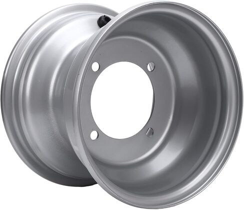 18X9.50-8 ATV Wheel Rim, Aluminum Alloy 8 Inch Wheel Hub, Wheel Rim Hub for most four wheel ATV, go karts, carts, Silver (Four Hole (Hole Spacing: 110mm / 4.33in) in Saudi Arabia