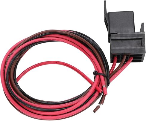 Electric Fan Thermostat Control Relay Wire Kit Adjustable Universal 12V DC 60A Radiator Cooling Fan Temperature Control for Car Truck Plastic Metal 25PCS in Saudi Arabia
