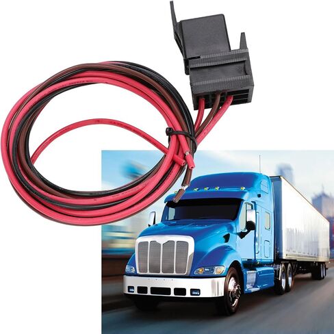 Electric Fan Thermostat Control Relay Wire Kit Adjustable Universal 12V DC 60A Radiator Cooling Fan Temperature Control for Car Truck Plastic Metal 25PCS in Saudi Arabia
