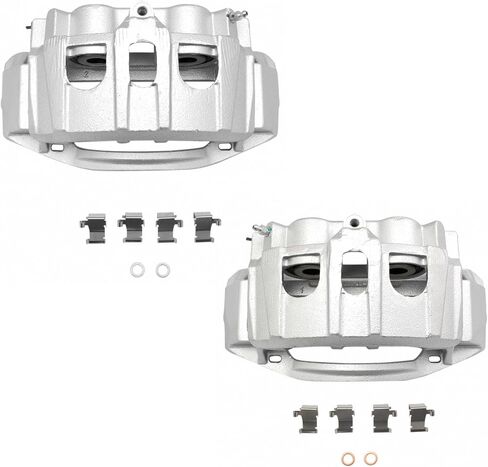 مجموعة الفرجار الفرامل الخلفية TRQ متوافقة مع 2008-2014 Ford E-150 E-250 2008-2019 E-350 Super Duty in Saudi Arabia