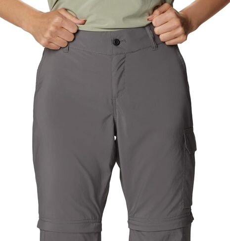Columbia Women's Silver Ridge Utility Convertible Pant, Black, 14 in Saudi Arabia
