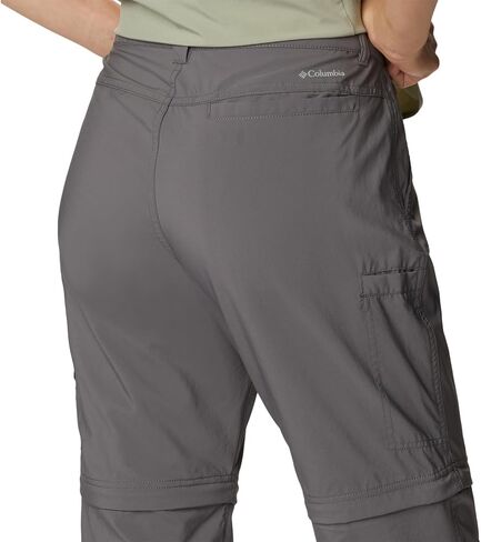 Columbia Women's Silver Ridge Utility Convertible Pant, Black, 14 in Saudi Arabia