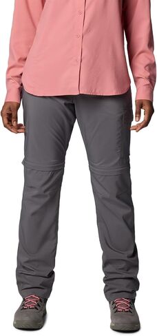 Columbia Women's Silver Ridge Utility Convertible Pant, Black, 14 in Saudi Arabia
