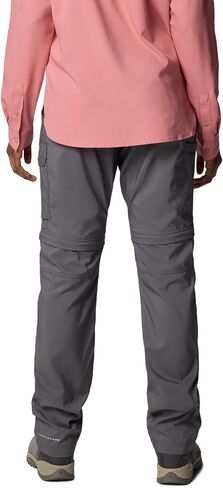 Columbia Women's Silver Ridge Utility Convertible Pant, Black, 14 in Saudi Arabia