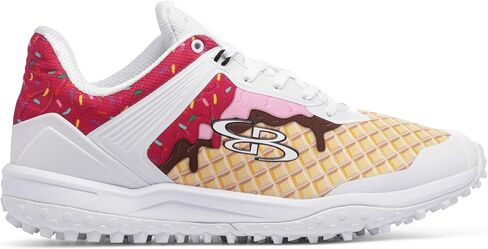 أحذية العشب النسائية في Boombah Viper - إصبع آيس كريم - خيارات ألوان متعددة - أحجام متعددة in Kuwait