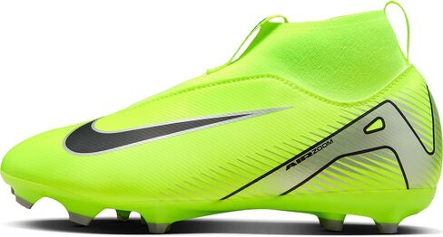 Nike Jr. Mercurial Superfly 10 Academy Little/Big Kids Mg High-Top Cootcer (FQ8304-700 ، Volt/Black) in Saudi Arabia