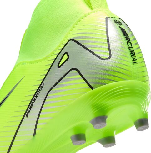 Nike Jr. Mercurial Superfly 10 Academy Little/Big Kids Mg High-Top Cootcer (FQ8304-700 ، Volt/Black) in Saudi Arabia