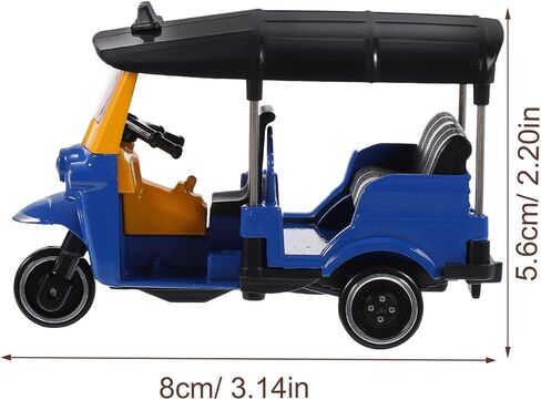Vintage Tricycle Model - Mini Thai Tricycle Toy Vintage Tricycle Adornment Desktop Ornament Household Decorate in Kuwait
