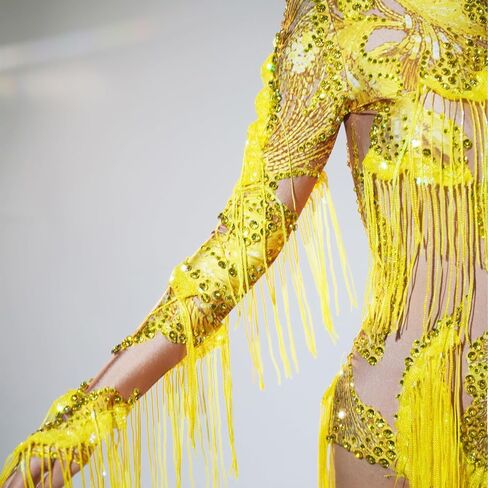YouMeisha Sequin Fringe Rhinestone Single Sebodyuit Bodysuit Women Women Performance Leotard Birthday Party Party Comple in Saudi Arabia