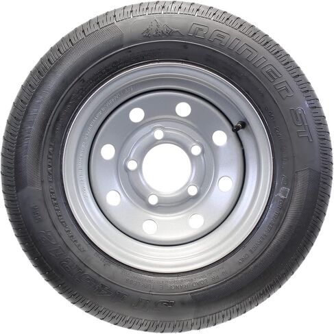 ecustomrim 2 pack tire tyre rim st145/r12 145/r12 نطاق الحمل الشعاعي e 5 Lug Silver Modular Wheel - 6 سنوات ضمان مع الطريق المجاني in Saudi Arabia