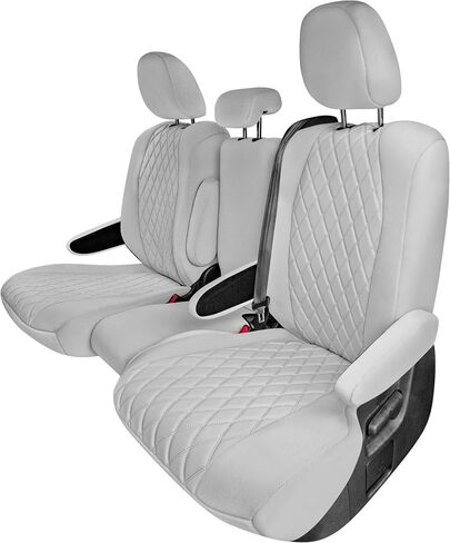Wylf Custom Fit Pit Coverings for 2021 - 2024 Toyota Sienna ، يغطي المقعد الصف الثاني في الصف الثاني لتويوتا سيينا 2021 2022 2023 2024 ، 8 أغطية مقاعد سيارات الدفع الرباعي ، 8 مقاعد ، إكسسوارات تويوتا ، إكسسوارات تويوتا in Kuwait